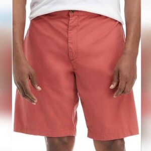 Saddlebred NWT Men's 9” Flat Front Coral Red Shorts, Size 36